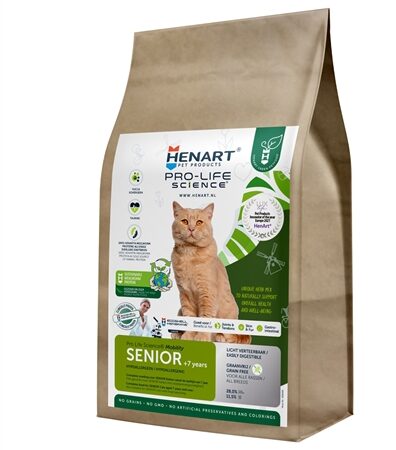 Henart Mealworm Insect Cat Senior With Hem Eggshell Membrane