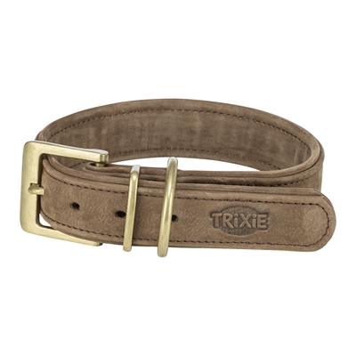 Trixie Halsband Hond Pure Leer Bruin - Afbeelding 7