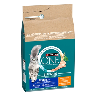 Purina One Senior Kip / Volkoren Granen - Afbeelding 2
