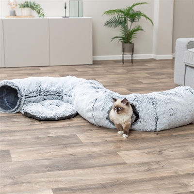 Trixie Harvey Pluche Speeltunnel / Donut Wit / Grijs - Afbeelding 9