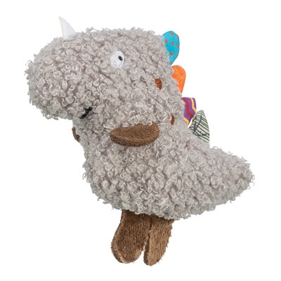 Trixie Dino Pluche Met Kattenkruid / Catnip Grijs - Afbeelding 2
