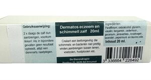 Dierendrogist Dermatos Eczeem / Schimmelzalf