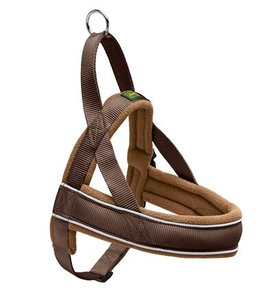 Hunter Harnas Norweger Racing Nylon Bruin / Cognac