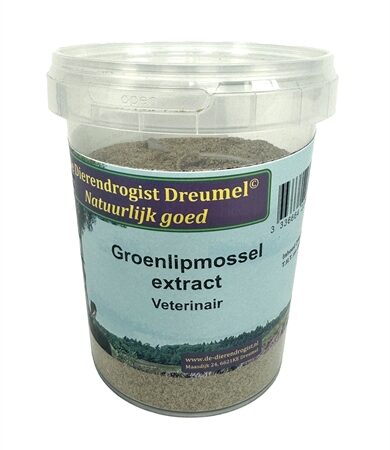 Dierendrogist Groenlipmossel Extract Veterinair