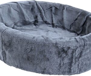 Merkloos Teddy Hondenmand Grijs