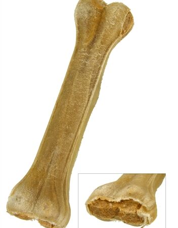 Petsnack Geperst Bot Gevuld Met Zalm