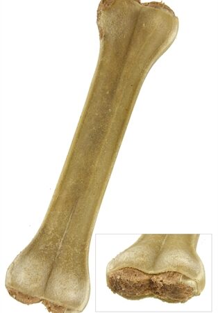 Petsnack Geperst Bot Gevuld Met Rund