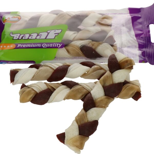 Braaaf Twister Braids (3-pack) - 12 cm
