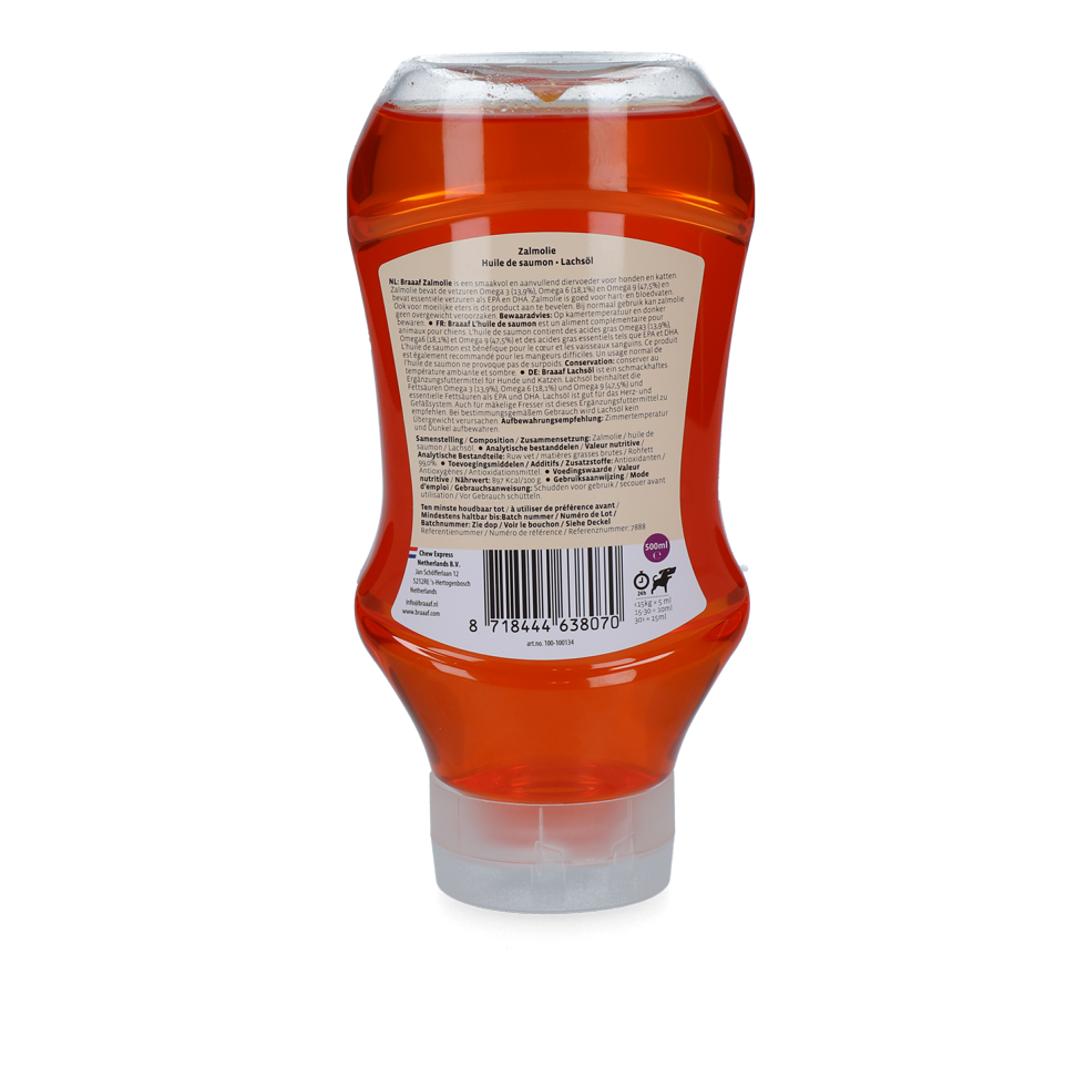 Braaaf Dog Food Sauce Zalmolie - Afbeelding 2