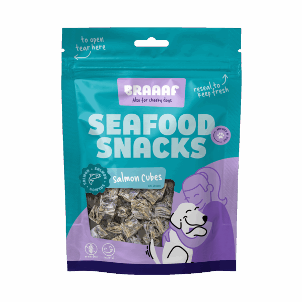 Braaaf Seafood Zalmblokjes