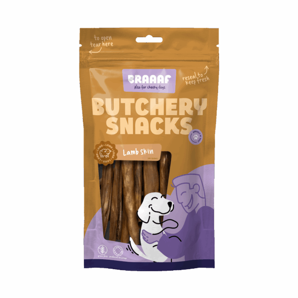 Braaaf Butchery Snacks Lamshuid 100 g