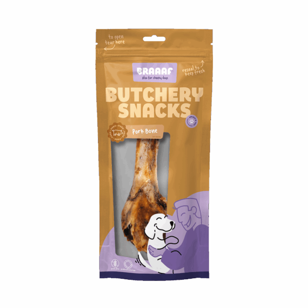 Braaaf Butchery Snacks Varkensbot 1 stuk