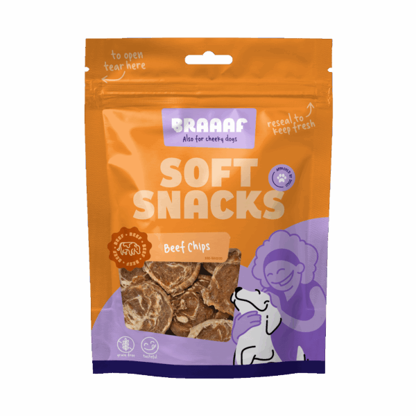 Braaaf Soft Snack Chips - Rund & Vis