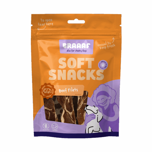 Braaaf Soft Snack Filet - Rund & Vis