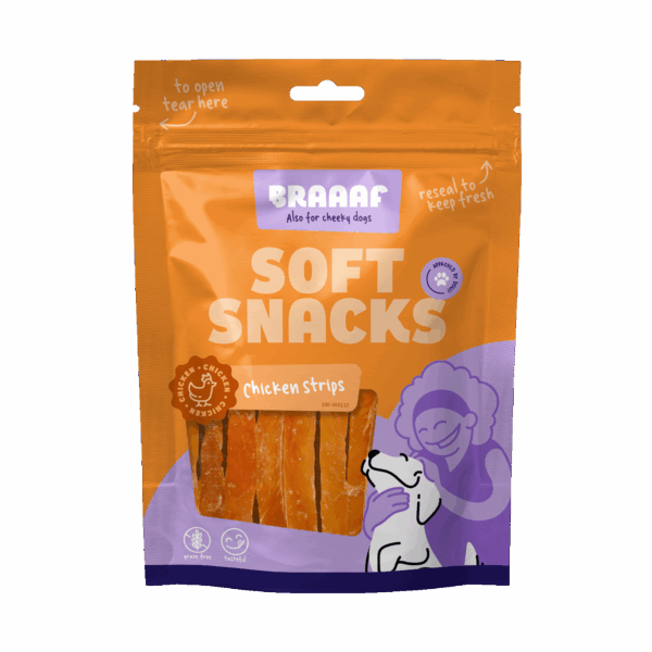 Braaaf Soft Snack Kipreepjes