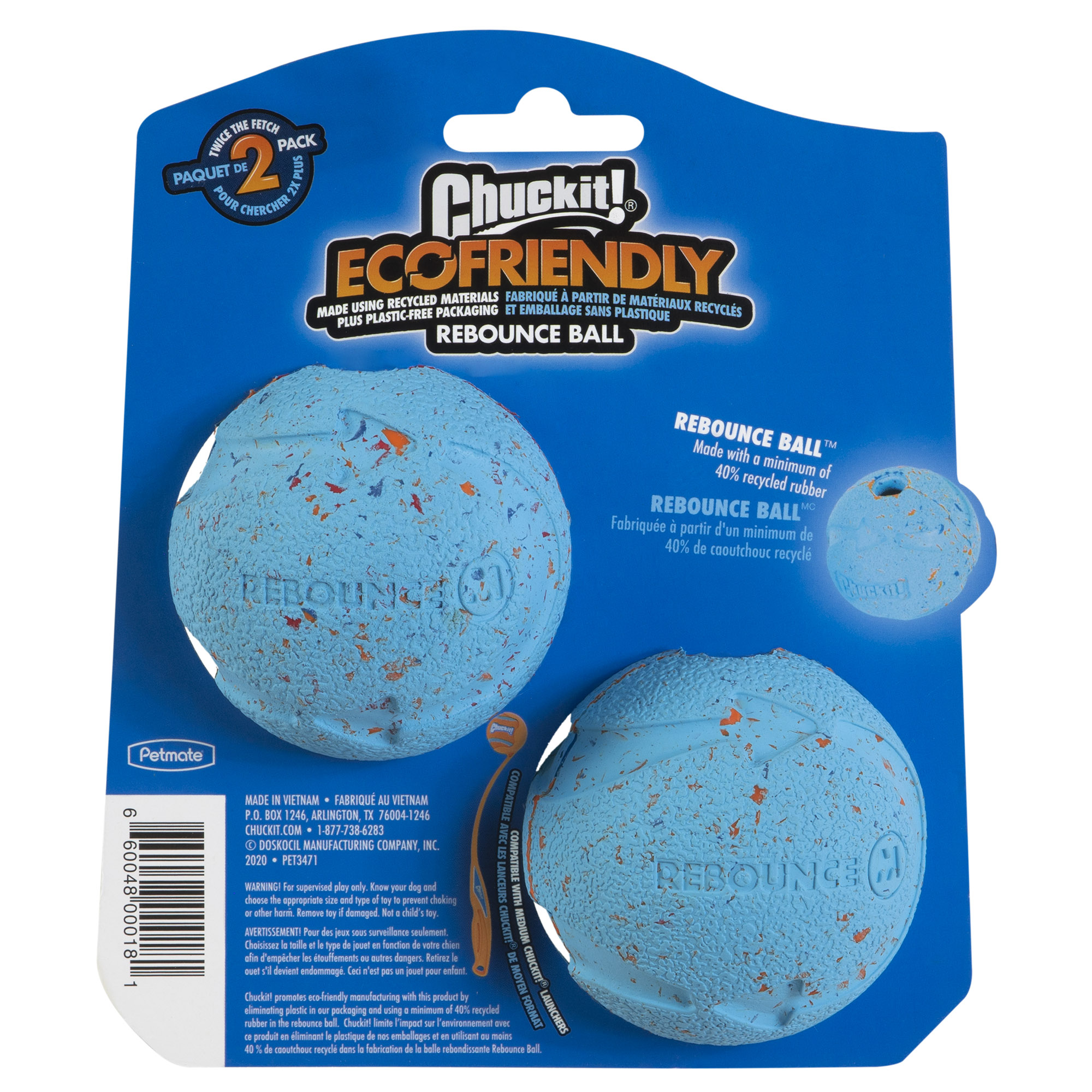 Chuckit! Rebounce Fetch Ball M (2-pack) - Afbeelding 2