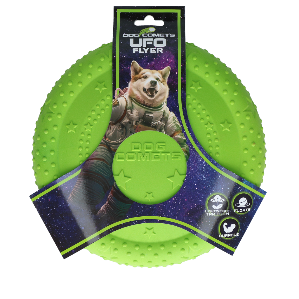 Dog Comets UFO Flyer Groen