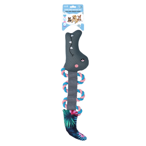 CoolPets Pull Me! Crocky Rope Flower