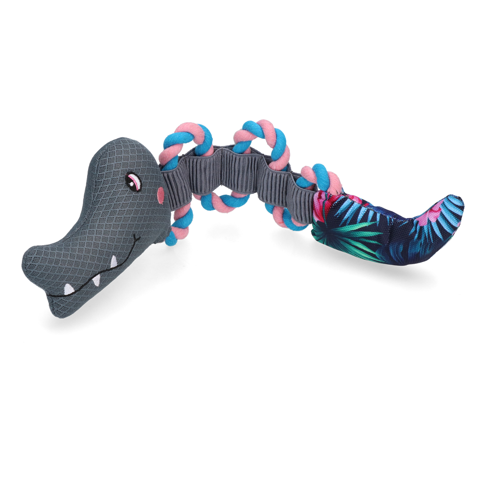 CoolPets Pull Me! Crocky Rope Flower - Afbeelding 3