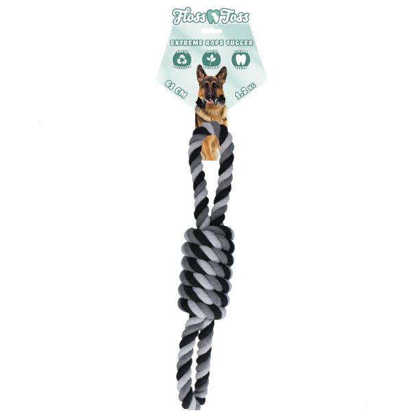 Floss Toss Dental Rope Exteme 8-Tugger - 61 cm