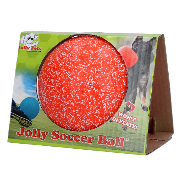 Jolly Soccer Ball Oranje/Wit S (15 cm)