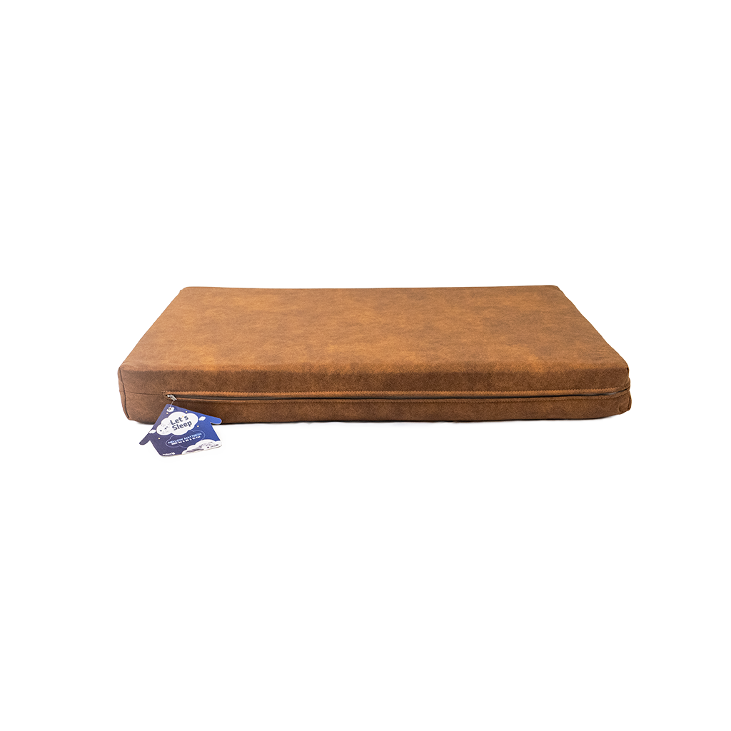 Let's Sleep Mellow Mattress Orthopedisch Kussen M Cognac