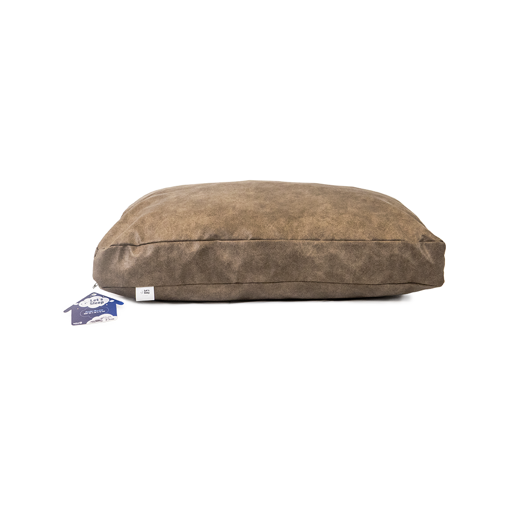 Let's Sleep Plush Pillow Hondenkussen M Taupe