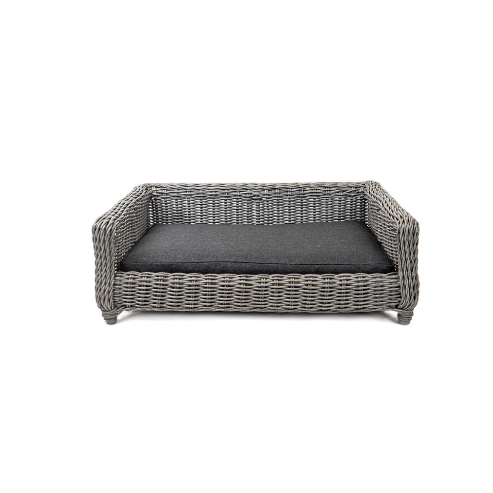 Let's Sleep Cozy Basket Rieten Hondenmand M Antraciet