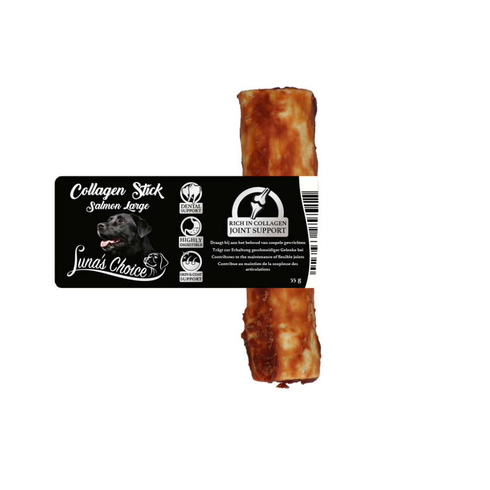 Luna's Choice Collagen Chews Stick Zalm L