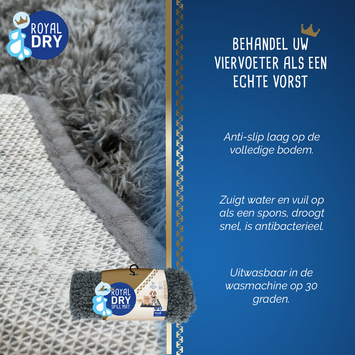 Royal Dry Knoeimat Voor Honden En Katten - Afbeelding 3