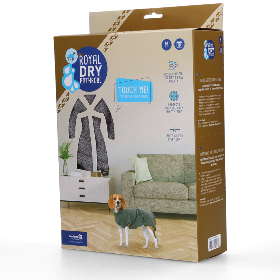 Royal Dry Badjas Voor Honden M