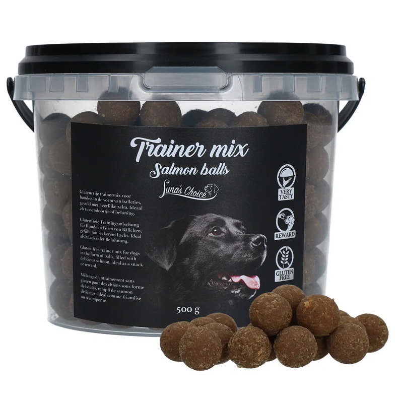Luna's Choice Trainer Mix Zalm Balletjes (glutenvrij)
