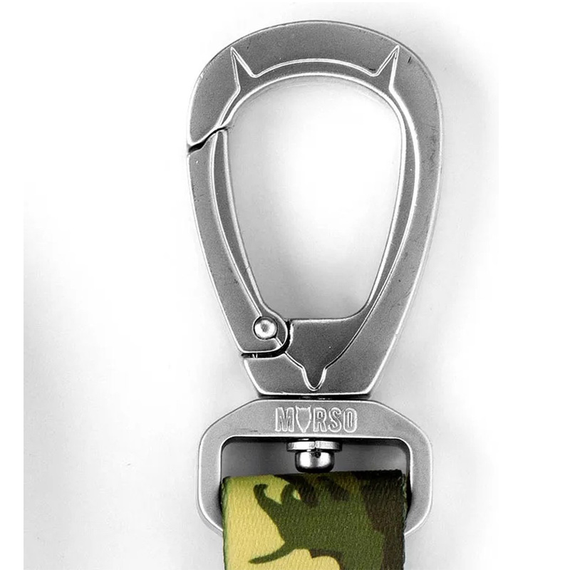 Morso Hondenriem Verstelbaar Gerecycled Full Metal Dog Bruin - Afbeelding 3