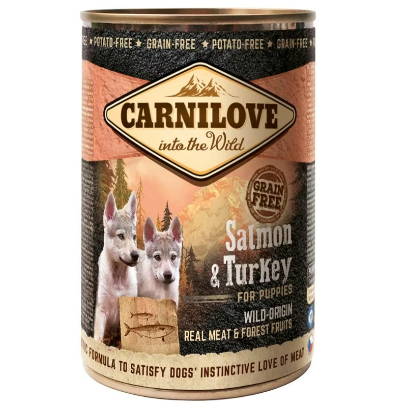 Carnilove Dog Blik Zalm / Kalkoen Voor Puppies