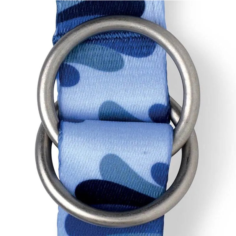 Morso Hondenriem Verstelbaar Gerecycled Splash Blauw - Afbeelding 3