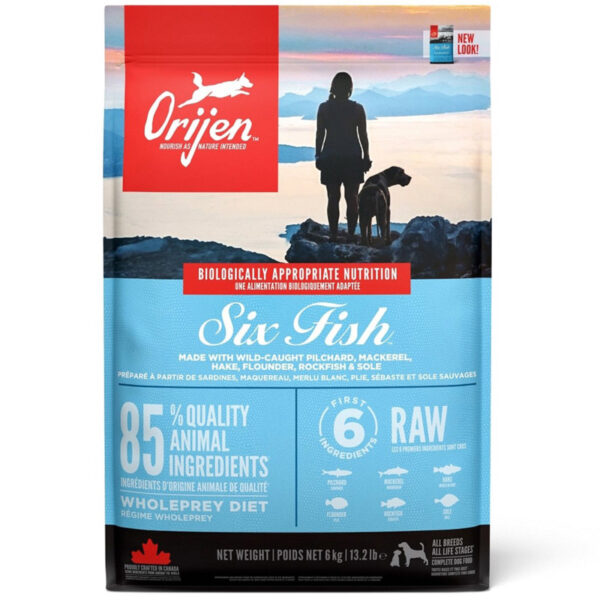 Orijen Whole Prey 6 Fish Dog