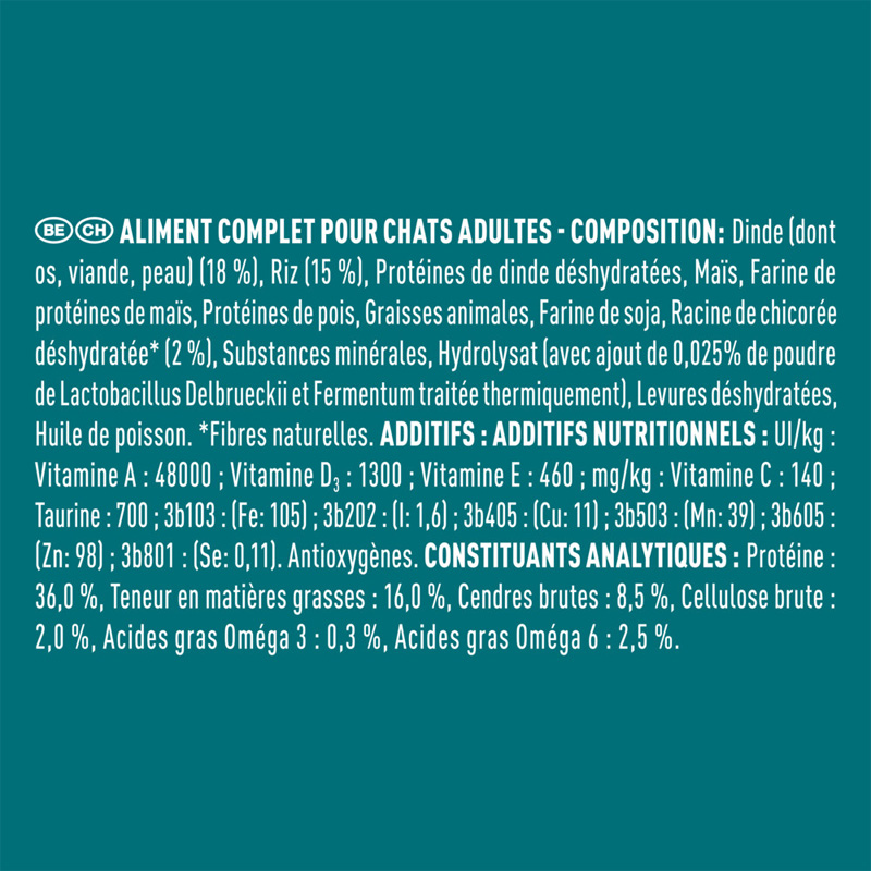 Purina One Sensitive Kalkoen / Rijst - Afbeelding 2