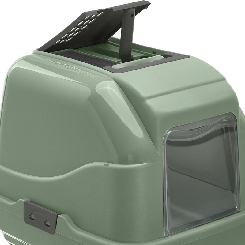 Imac Kattenbak Easy Cat 2Nd Life Gerecycled Groen - Afbeelding 2