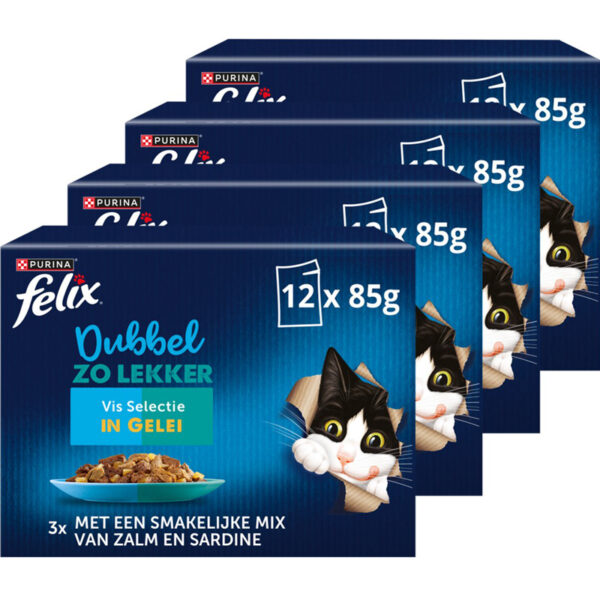 Felix Dubbel Zo Lekker Vis Selectie In Gelei