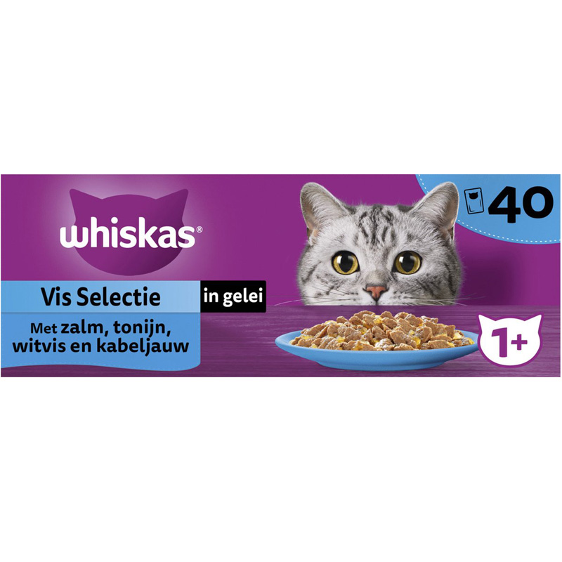 Whiskas Multipack Pouch Adult Vis Selectie In Gelei - Afbeelding 2
