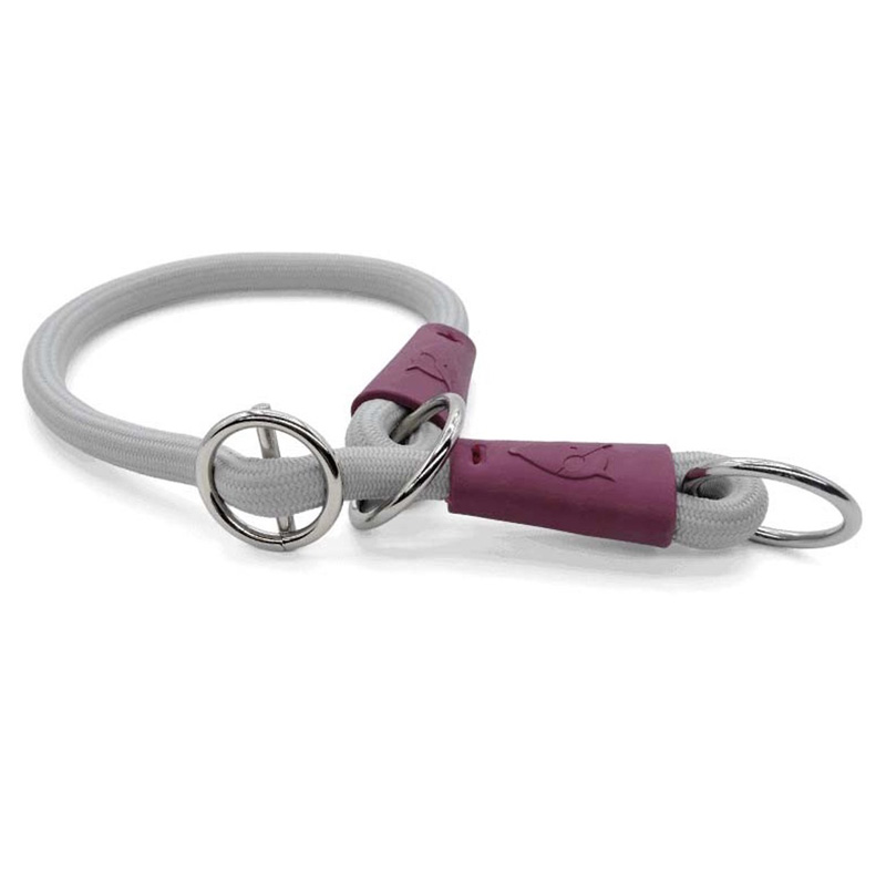 Morso Half Slip Halsband Hond Soft Rope Gerecycled Grey Grijs