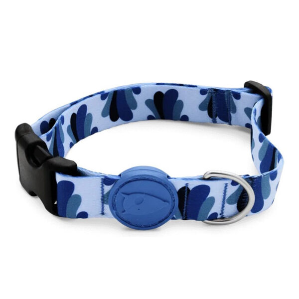 Morso Halsband Hond Gerecycled Splash Blauw