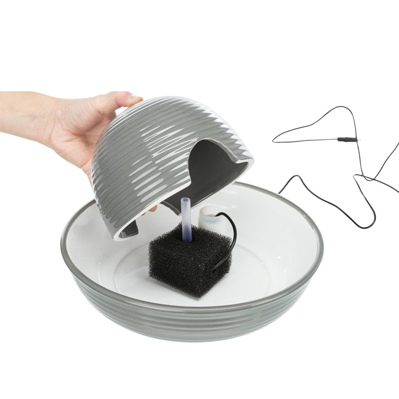 Trixie Drinkfontein Vital Flow Grijs / Wit - Afbeelding 3