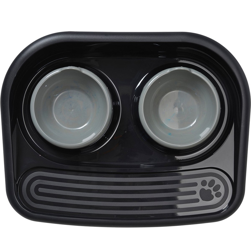 Savic Butler Voerstation Happy Planet Zwart