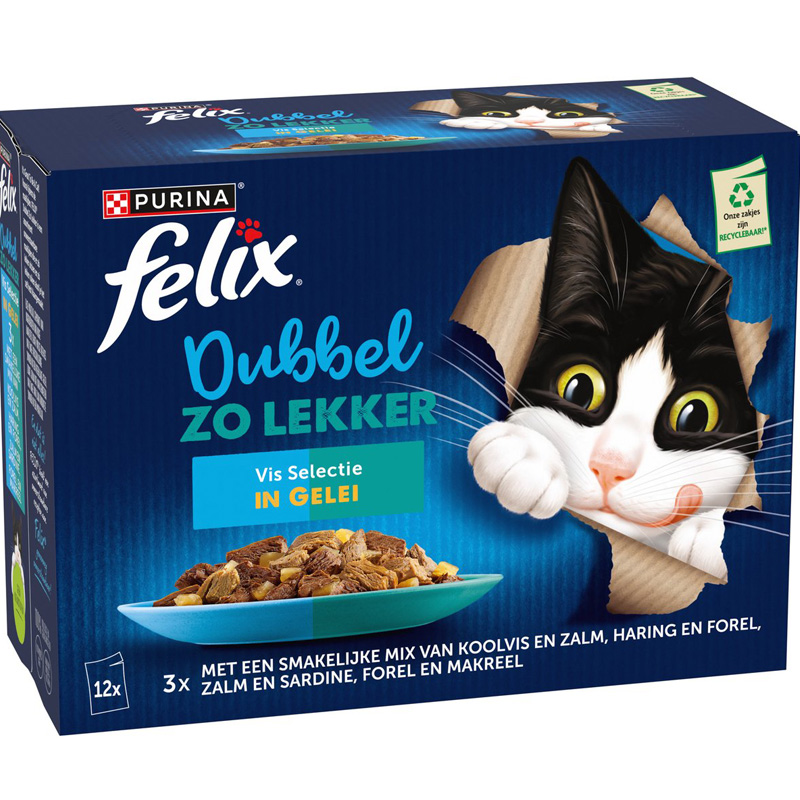 Felix Dubbel Zo Lekker Vis Selectie In Gelei - Afbeelding 2
