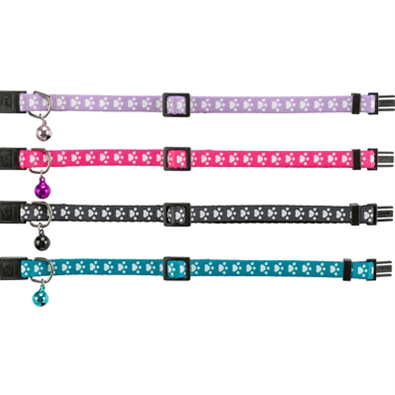 Trixie Halsband Kat Print Poot Elastisch Assorti - Afbeelding 2