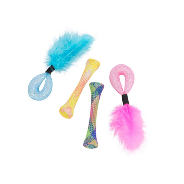 Trixie Set Tubes Met Ratel 4St Assorti