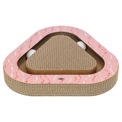 Trixie Krabplank Valentijn Met Ballen Driehoekig Karton Zalm - Afbeelding 2