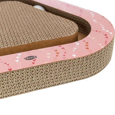 Trixie Krabplank Valentijn Met Ballen Driehoekig Karton Zalm - Afbeelding 4