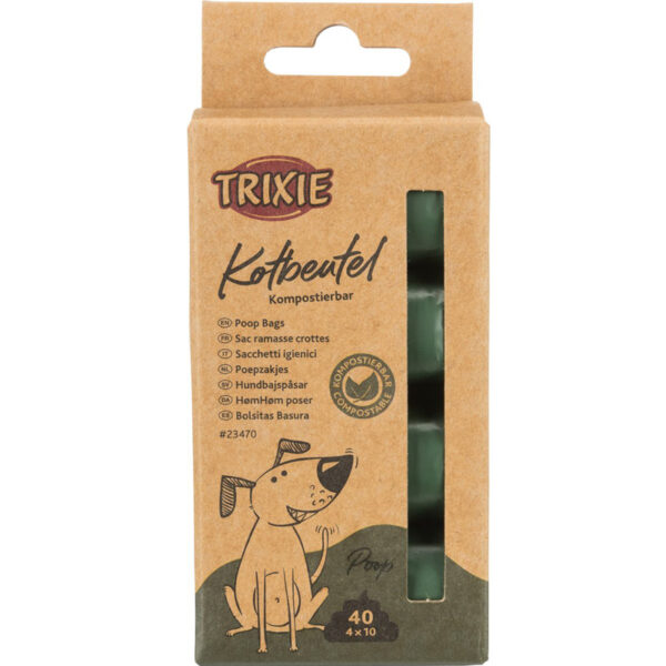 Trixie Poepzakjes Composteerbaar Bosgroen